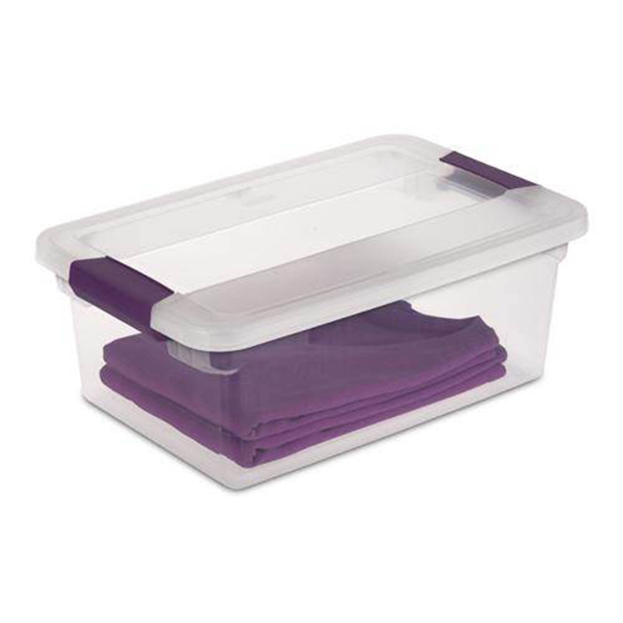 Alt View 10. Sterilite - Sterilite 15 Quart Storage Tote, 12 Pack, and 6 Quart Storage Tote, 12 Pack.