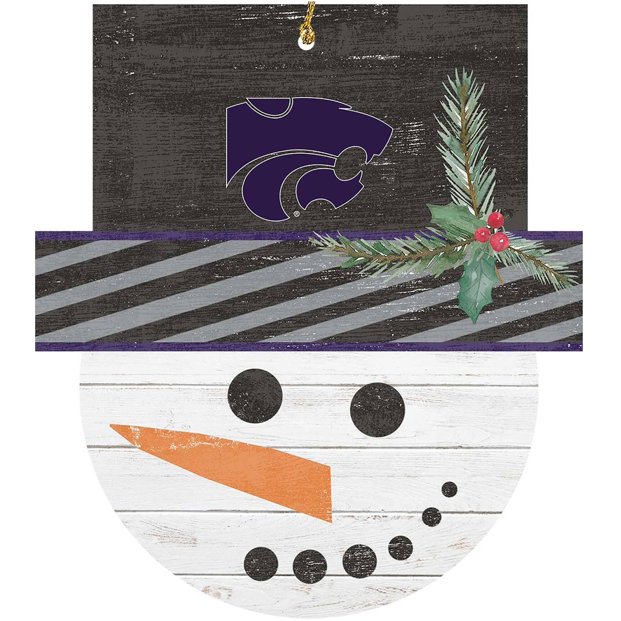 Alt View 3. Jardine - Kansas State Wildcats Ornament Bundle - White.