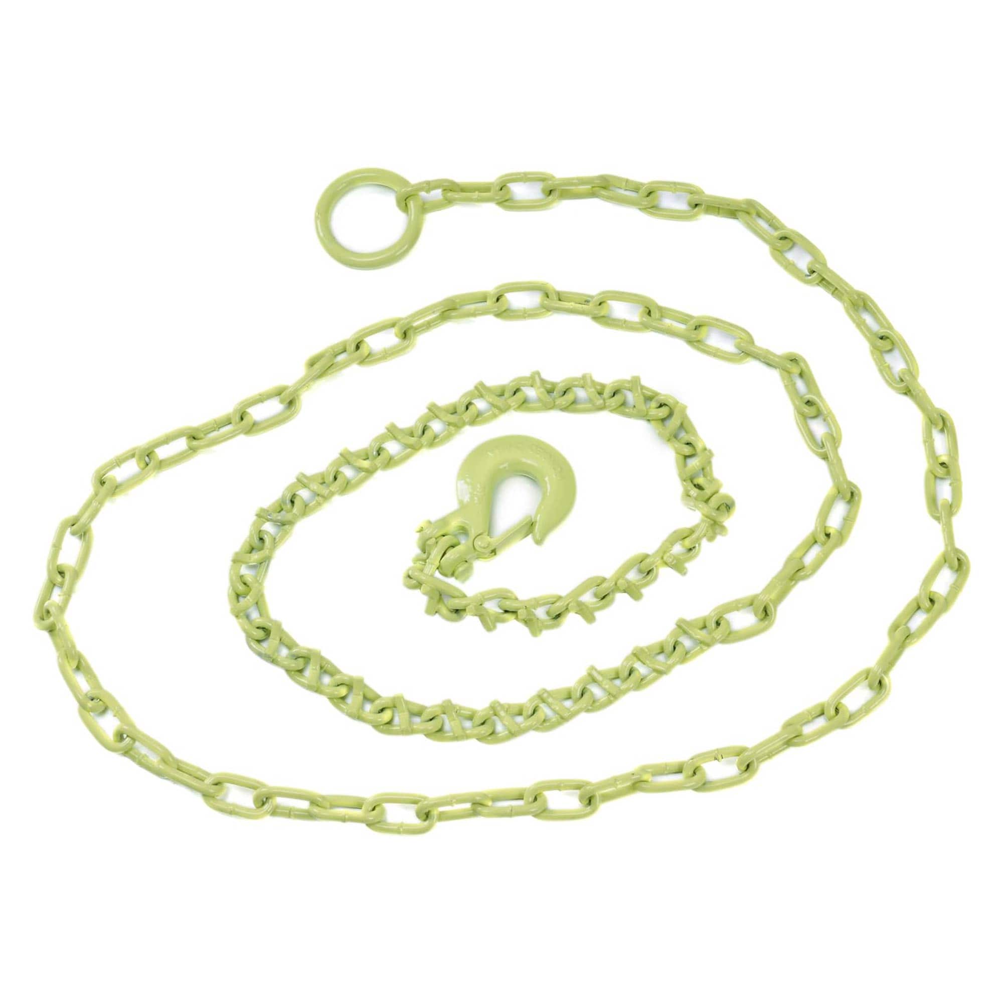 Timber Tuff - TMW-20 12-Foot Log Grabber Chain Loop Slides Over 2" Ball - Green