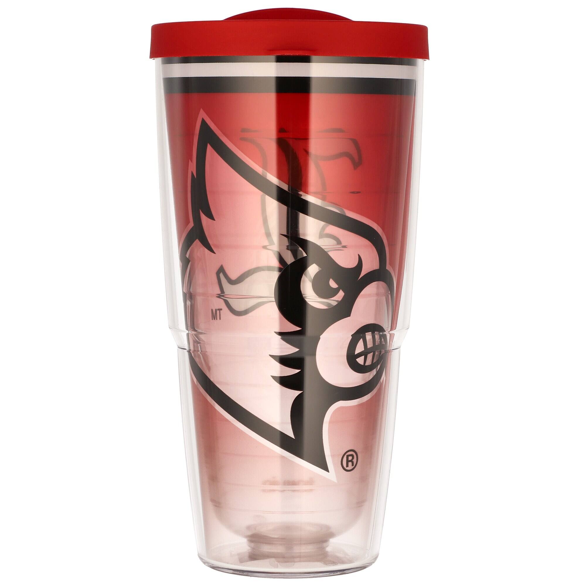 Alt View 1. Tervis - Louisville Cardinals 24oz. Forever Fan Classic Tumbler - Multicolor.