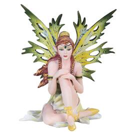 FC Design - 5"H Spring Forest Fairy Figurine Statue Office Desk Tabletop Home Decor Gift - Multi-Color