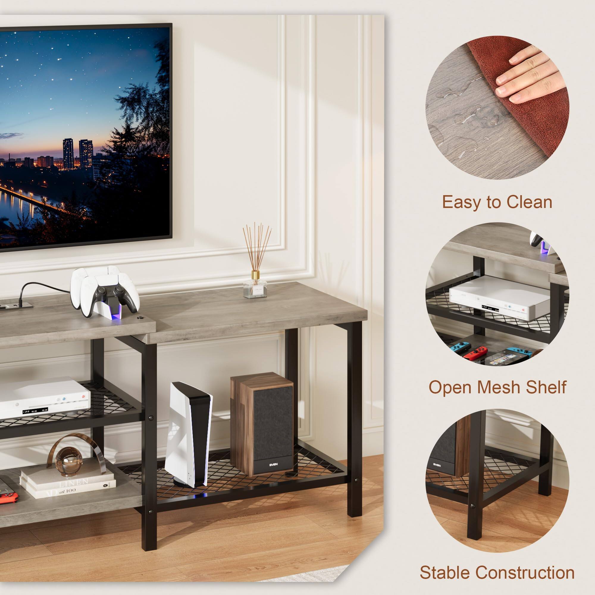 Easy to Clean  
Open Mesh Shelf  
Stable Construction