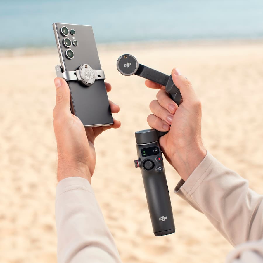スマホアクセサリー Q3064 DJI OsmoMobile 7P DJI Osmo Mobile 7P Smartphone 3 Axis Gimbal Stabilizer Gray