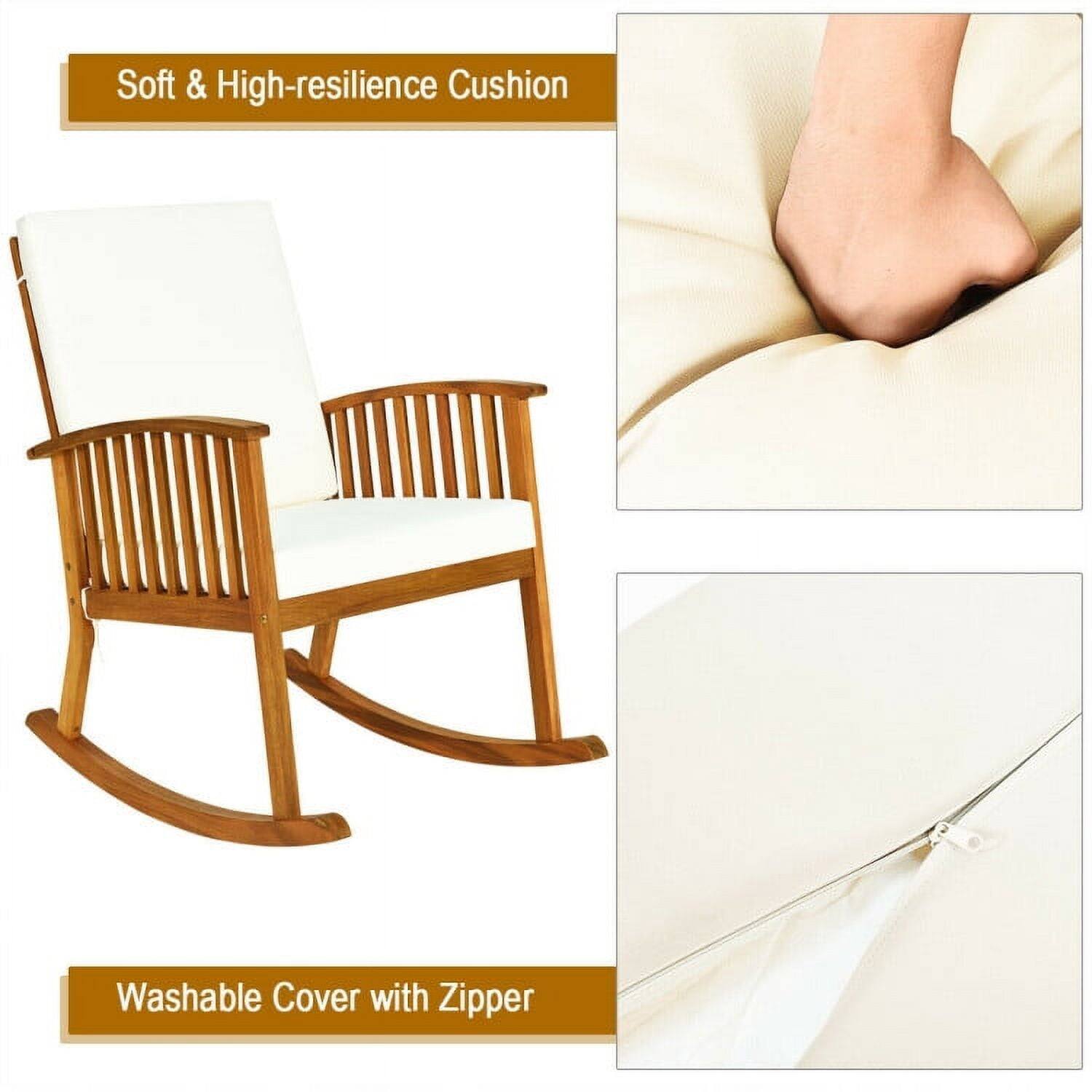 Soft & High-resilience Cushion  
Washable Cover with Zipper