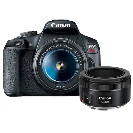 Canon EF-S 18-55mm Lens Zoom 1:3.5-5.6 IS II
Canon 50mm