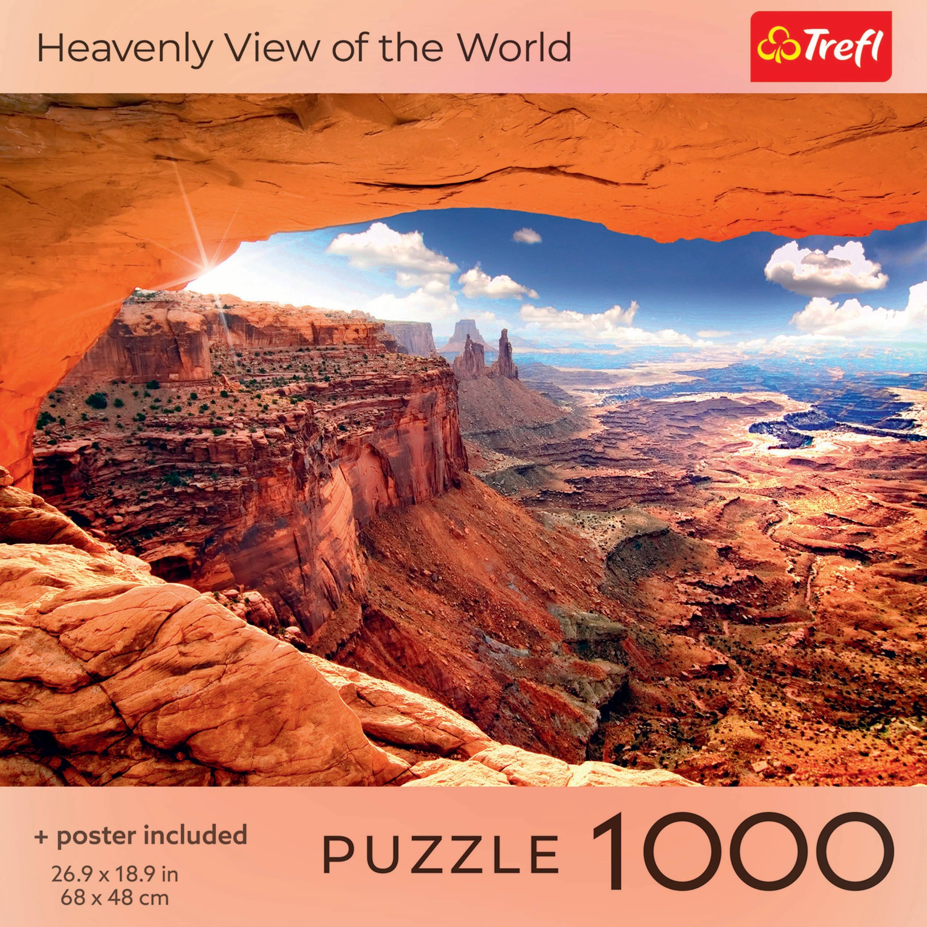 Heavenly View of the World

Trefl

+ poster included

26.9 x 18.9 in

68 x 48 cm

PUZZLE 1000