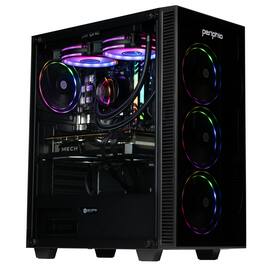 Periphio - Firestorm Gaming PC - AMD Ryzen 5 , Radeon RX 7600 8GB GPU, 32GB RAM, 2TB Strge, WiFi Built-In, Win 11 Gaming - Black