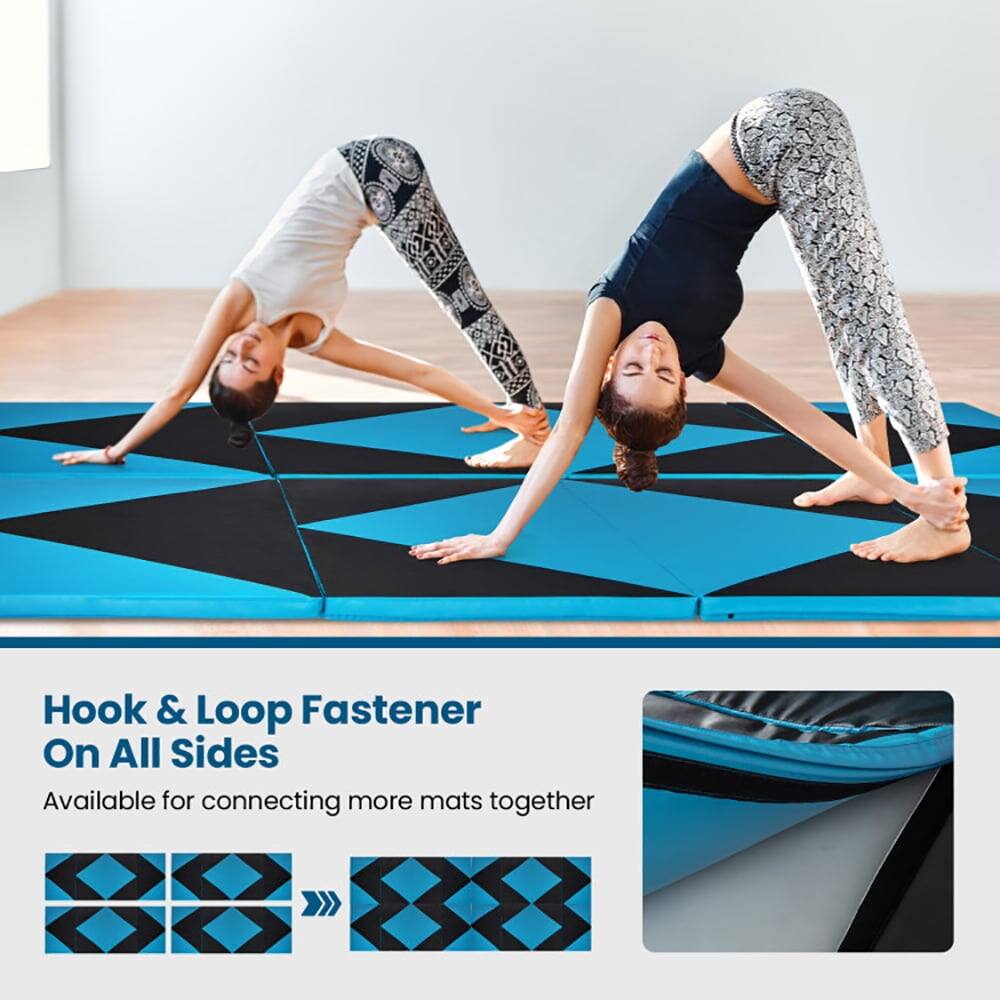 Hook & Loop Fastener On All Sides  
Available for connecting more mats together
