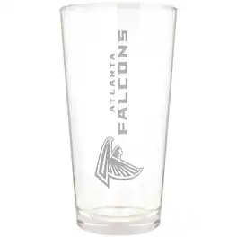 Great American Products - Atlanta Falcons Etched 16oz. Vertical Rally Cry Pint Glass - Multicolor