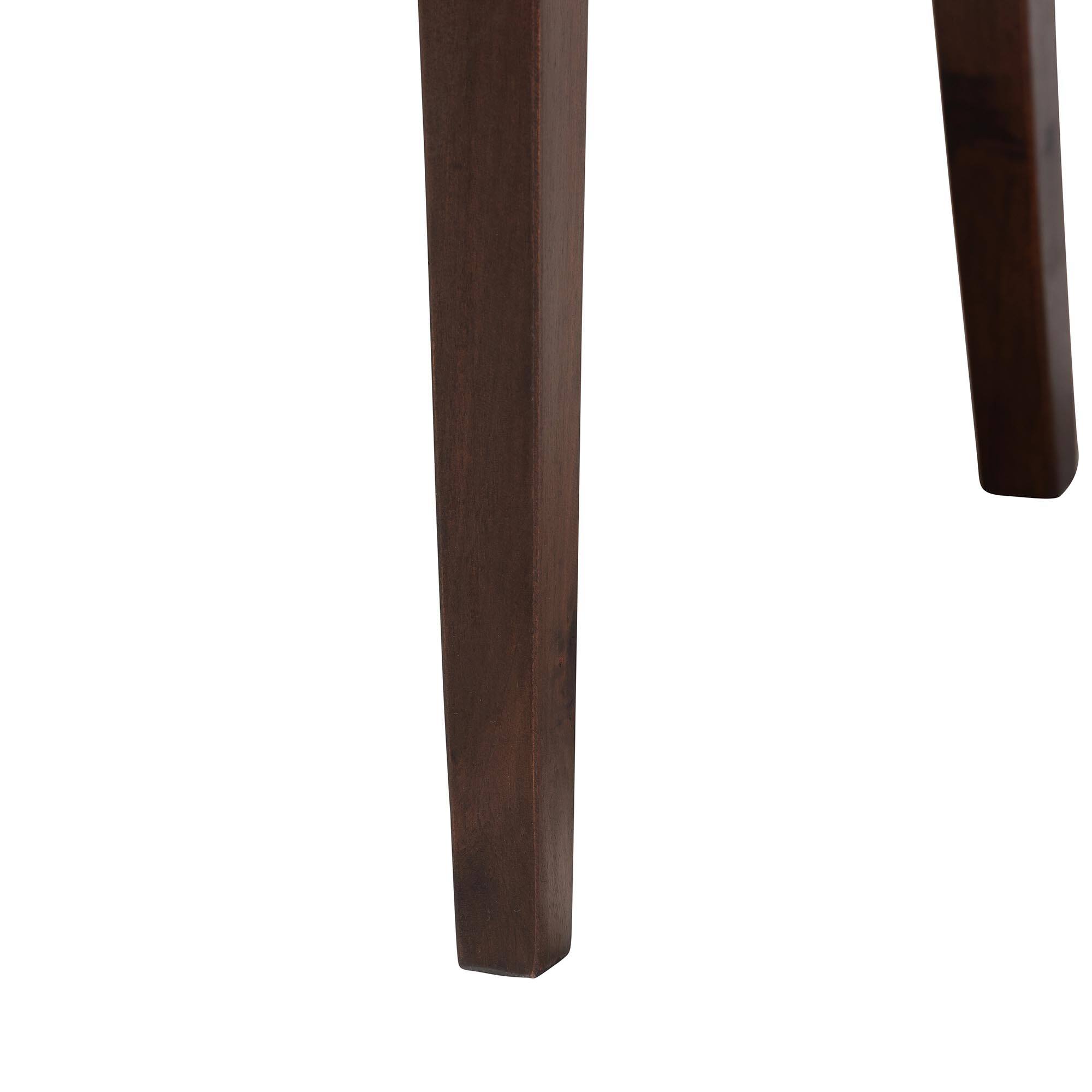 Alt View 2. bali & pari - Zaila Bohemian Rattan and Wood Dining Chair - Honey/White/Dark Brown.