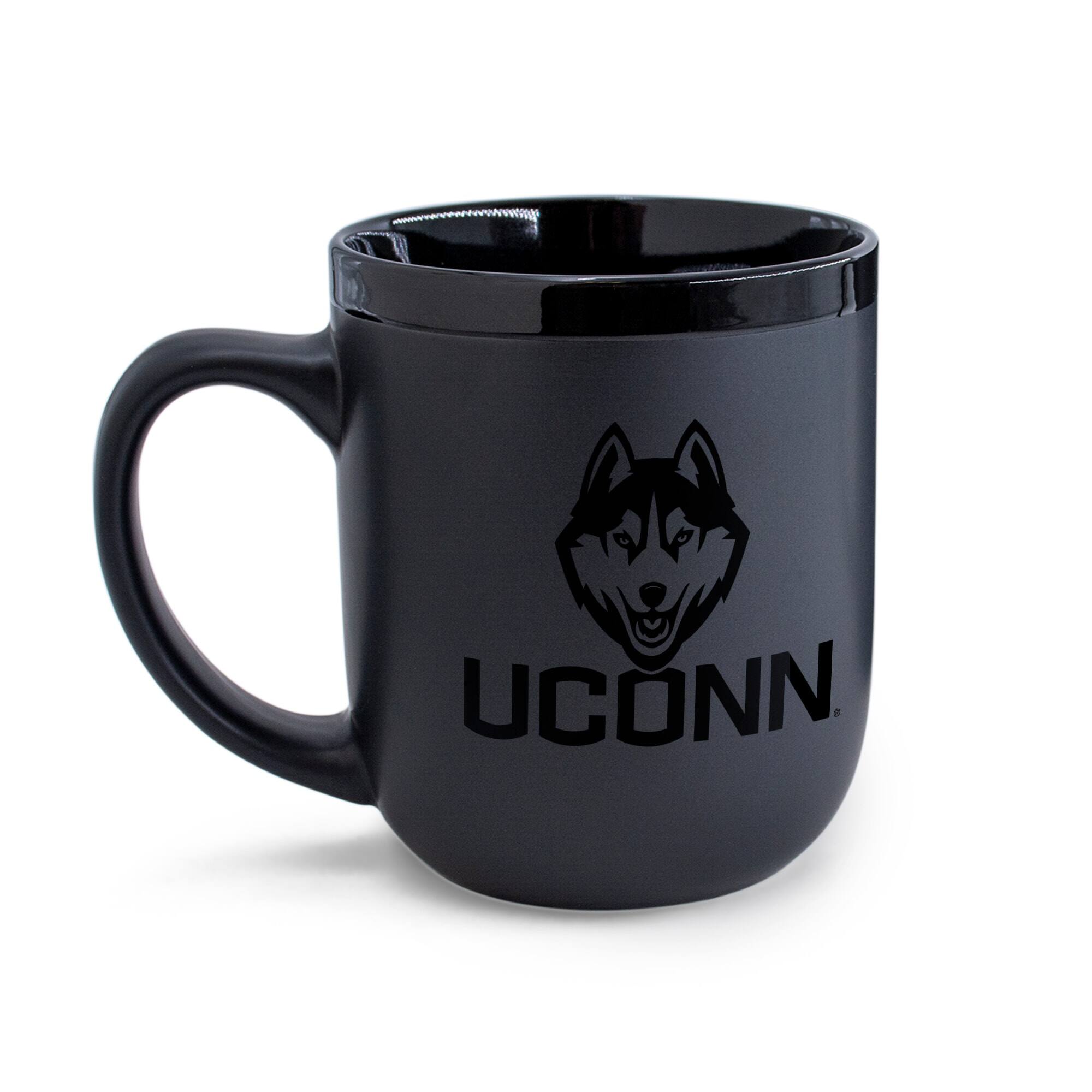 Alt View 2. WinCraft - UConn Huskies 17oz. Ceramic Mug - Black.