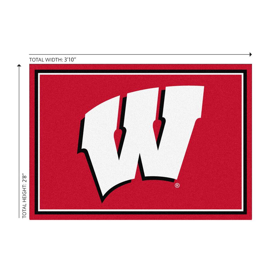 Wisconsin Badger Rugs Imperial Wisconsin Badgers 2'8