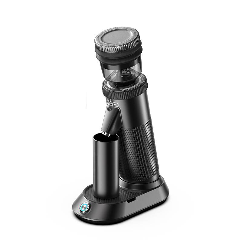 Front. HiBREW - G5 Electric Coffee Grinder, Coffee Grinder with Stepless Grind Adjustment, Dual-Speed Grinding - Black.