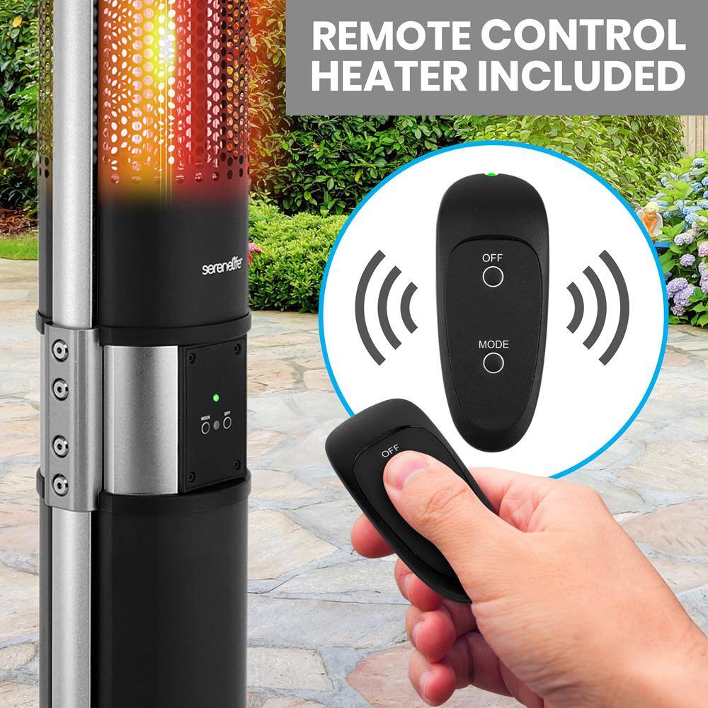 REMOTE CONTROL HEATER INCLUDED

OFF MODE OFF