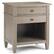 Front. Simpli Home - Carlton Bedside Table - Distressed Grey.