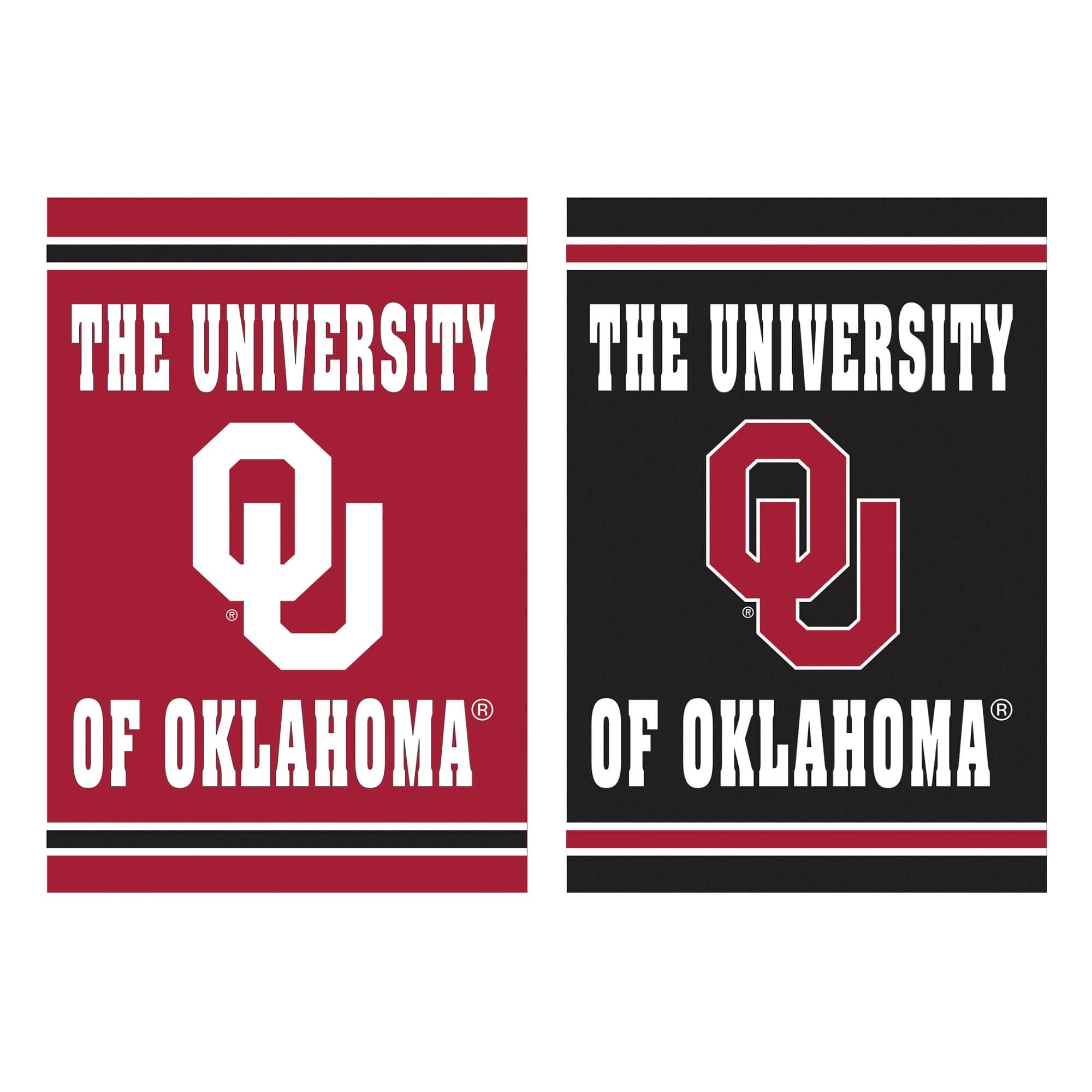 Evergreen Enterprises - Oklahoma Sooners 12.5" x 18" Double-Sided Embossed Suede Garden Flag - Multicolor