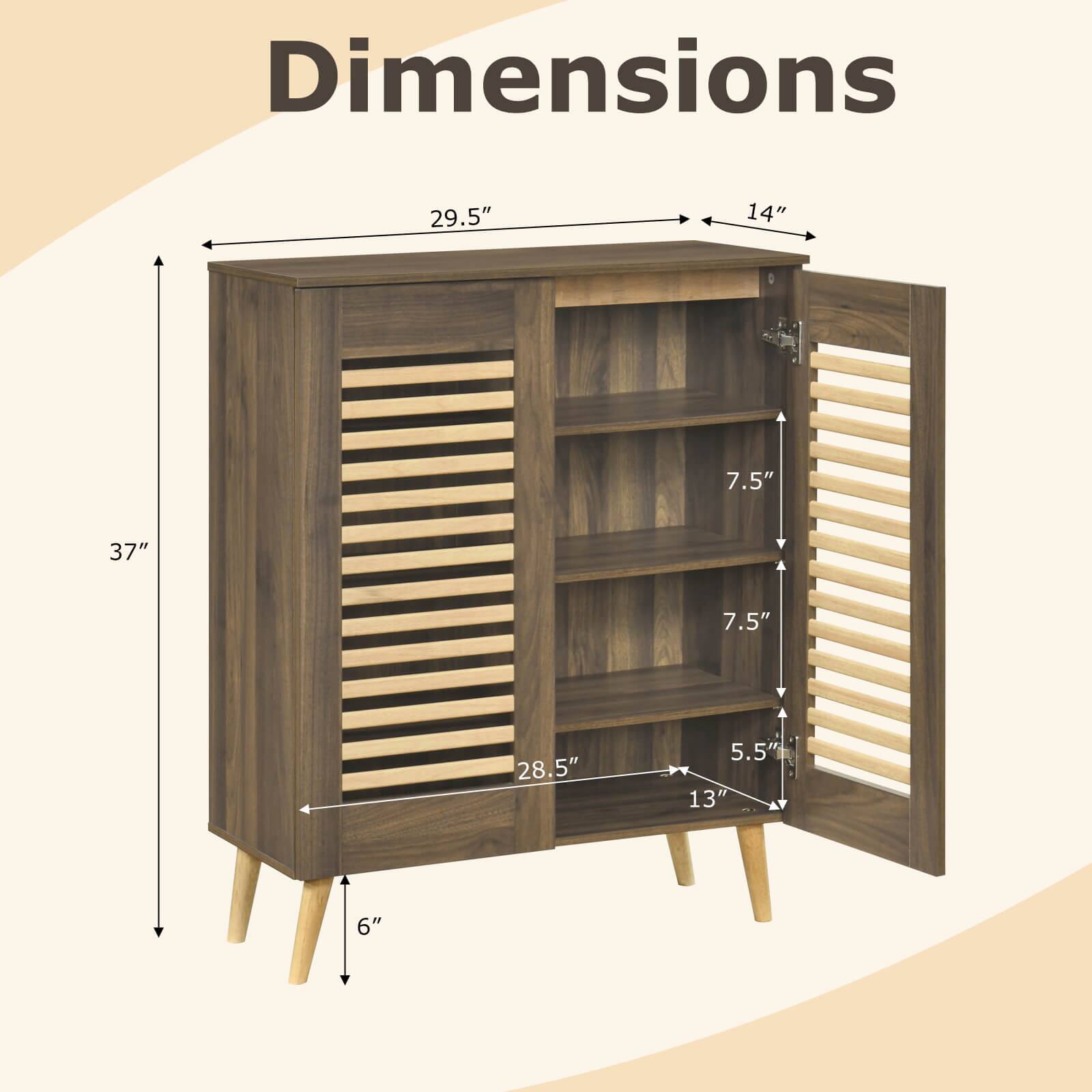 Dimensions: 29.5" x 14" x 7.5" x 37" x 7.5" x 28.5" x 5.5" x 13" x 6"