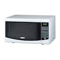Frigidaire - 0.7 Cu Ft Countertop Microwave Oven, Glass Turntable, 700W - White