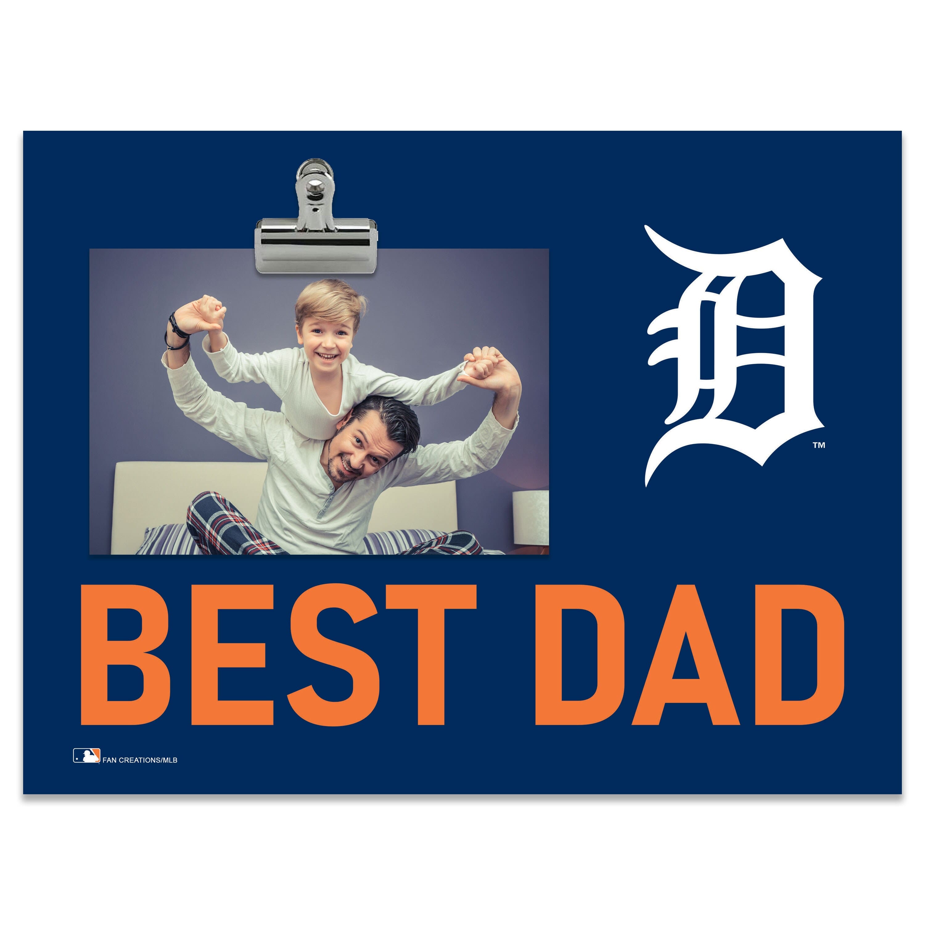 "Fan Creations - Detroit Tigers 8"" x 10.5"" Briteline Best Dad Clip Frame - Multicolor" price history on PriceWatchPro