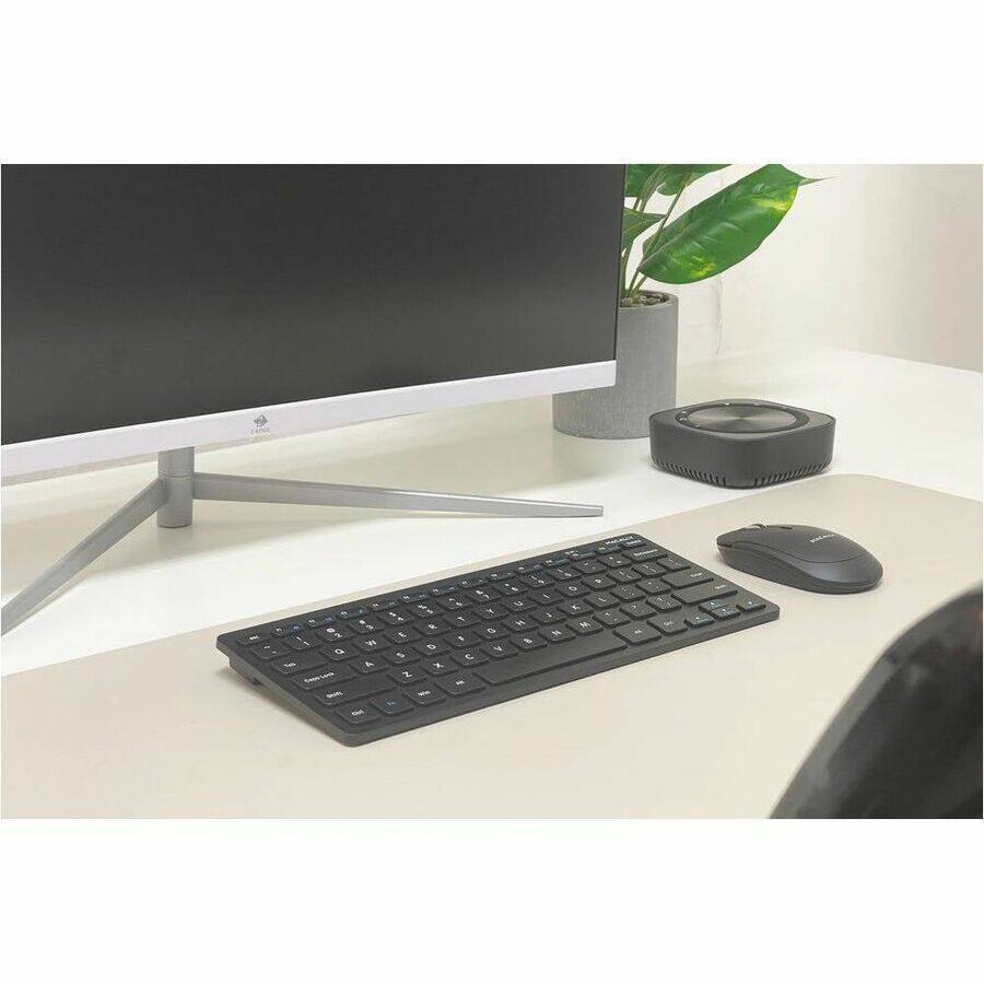 Alt View 2. Macally - Macally RF Wireless Keyboard and Mouse For Windows PC - USB Scissors Wireless RF 2.40 GHz Keyboard - 78 Key - Black - US - Unknown.