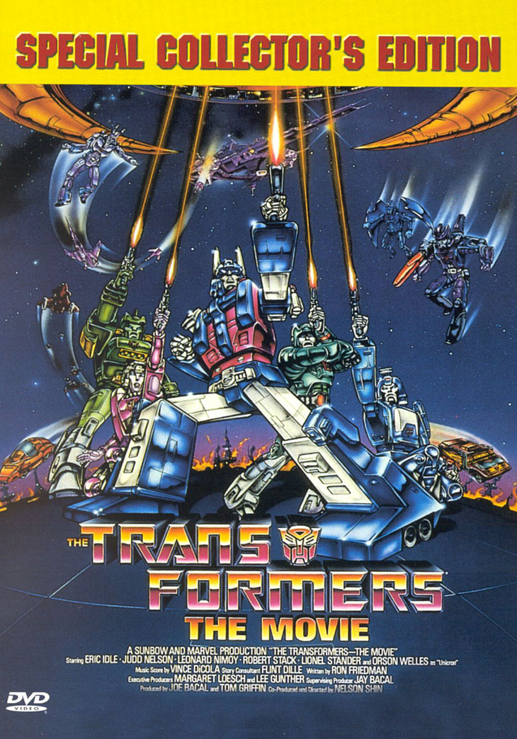 The Transformers: The Movie (1986) Brazilian dvd movie cover