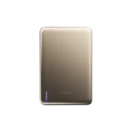 Front. BMX - SolidSafe AIR 10K Magnetic Solid-State Power Bank - Gold.