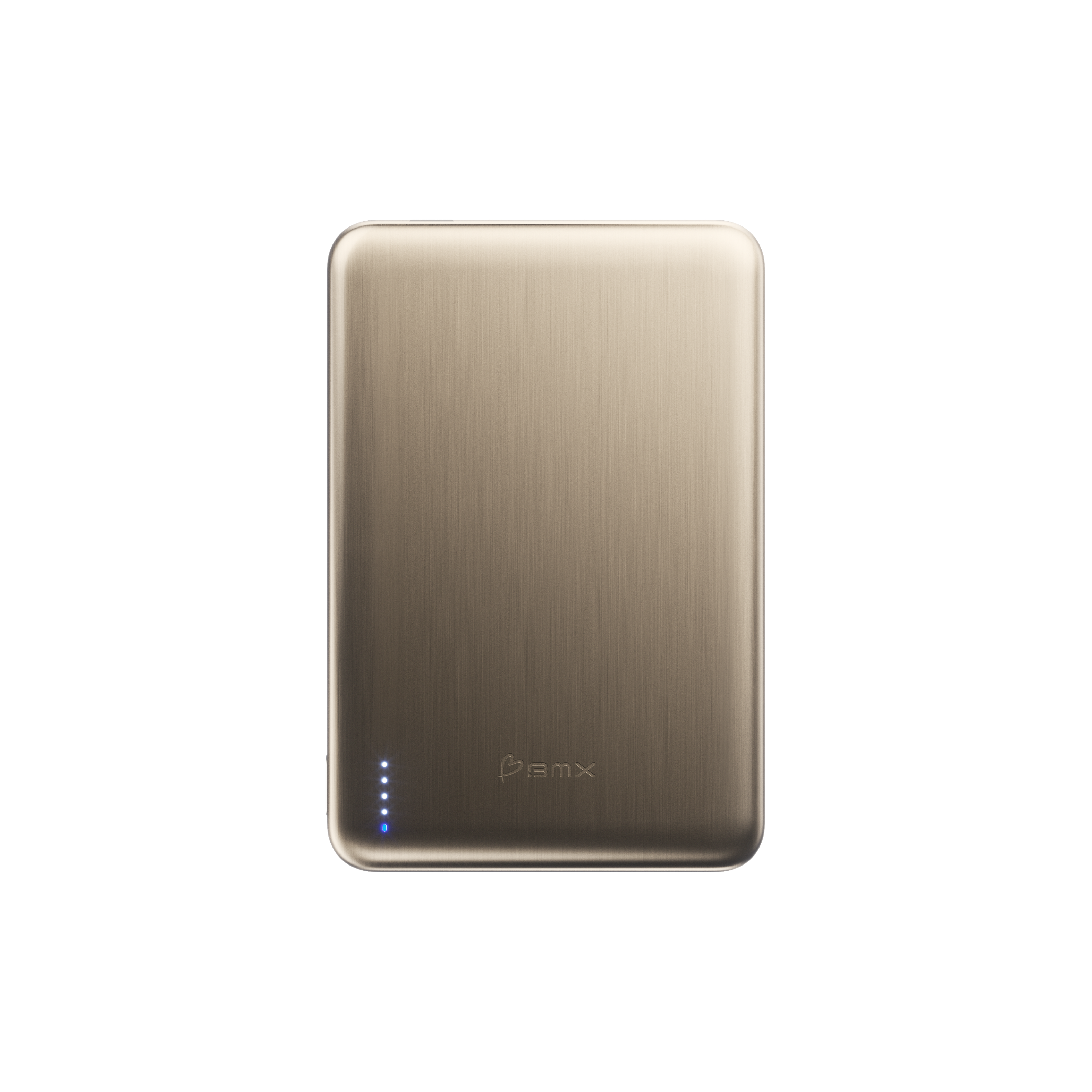 Front. BMX - SolidSafe AIR 10K Magnetic Solid-State Power Bank - Gold.