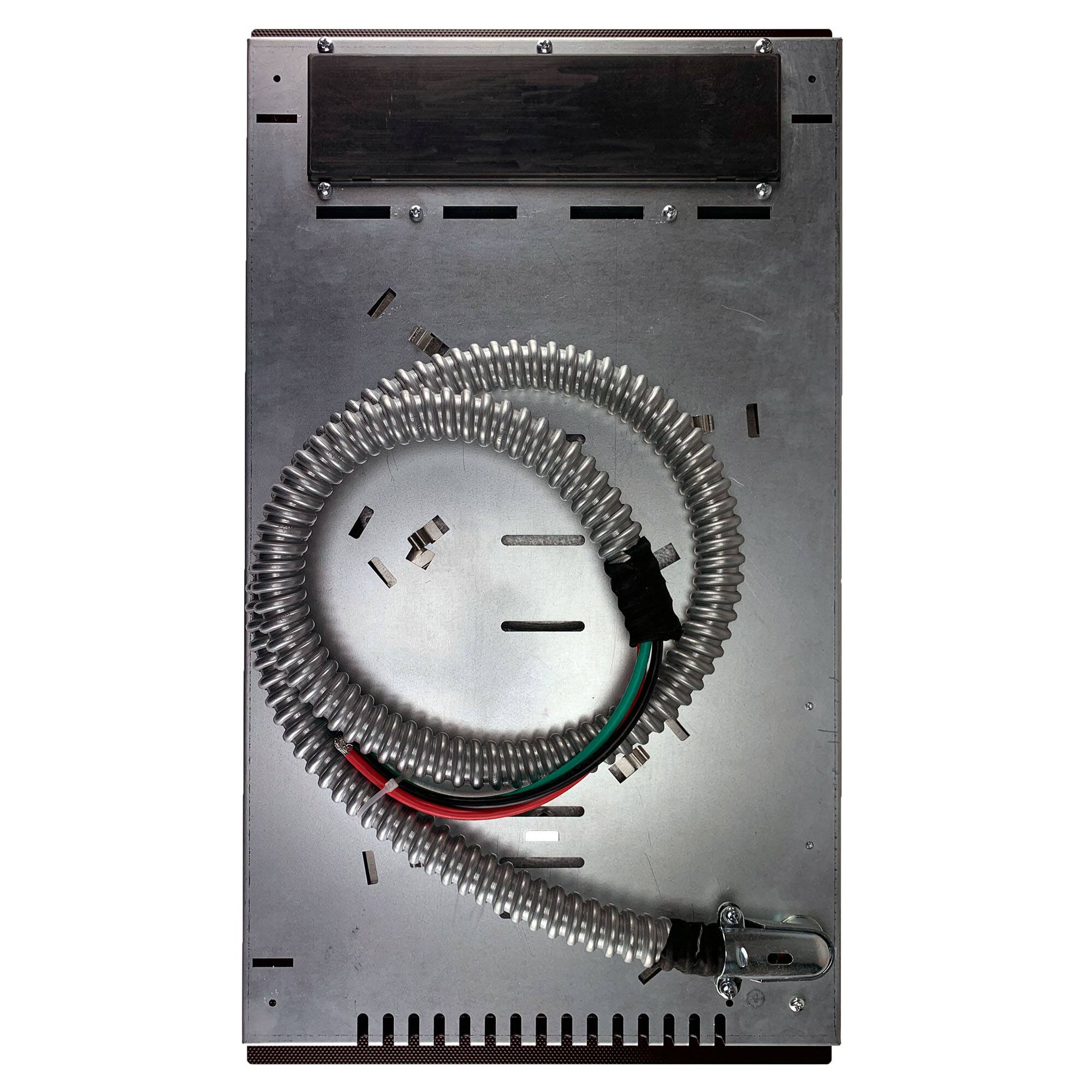 Alt View 4. Magic Chef - 12 in. Radiant Electric Ceramic Glass Cooktop in Black with 2 Burner Elements Including Dual Radiant Burner - Black.