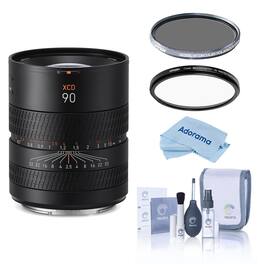 Hasselblad - XCD 90mm f/2.5 V Lens, Bundle with Tiffen 72mm UV and CPL Filters