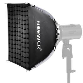 Neewer - 15.7"x15.7" Quick Setup Square Softbox, Bowens Mount, Full Kit, NS15S
