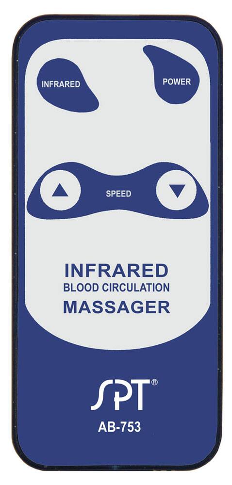 INFRARED  
POWER  
SPEED  

INFRARED BLOOD CIRCULATION MASSAGER  

SPT®  
AB-753