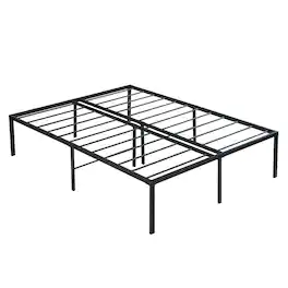 Ecooso - Queen Size Bed Frame , Heavy Duty Metal Bed Frame , Quick & Easy Assembly, No Noise - Black
