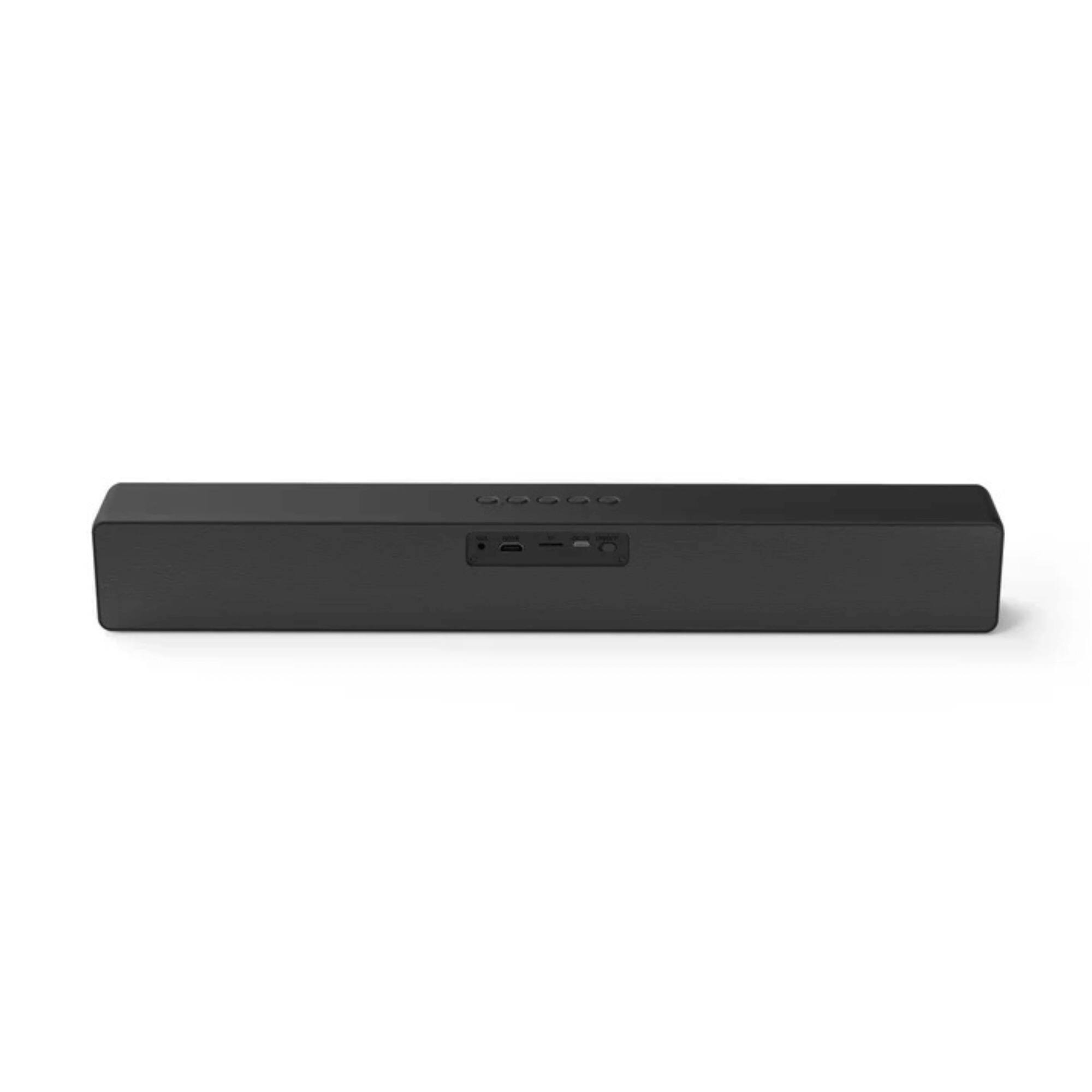 Alt View 3. Supersonic - 17.6-Inch Portable 10W Bluetooth Soundbar - Black.
