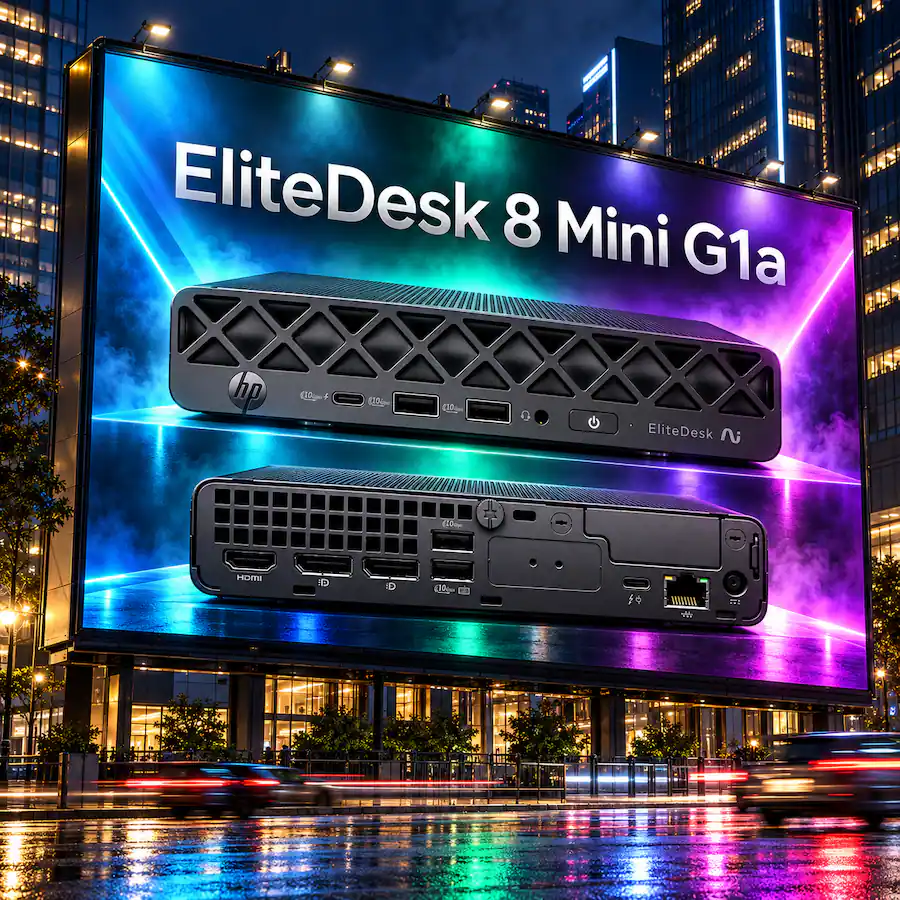 Usb Pcie Dc HP Upgraded EliteDesk 8 Mini G1a Mini Desktop (Ryzen AI 7 PRO 350, 16GB ...