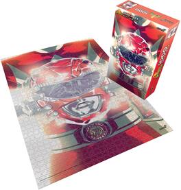 Super7 - Mighty Morphin Power Rangers - Red Ranger Foil Puzzle - COLLECTIBLES - Multicolor