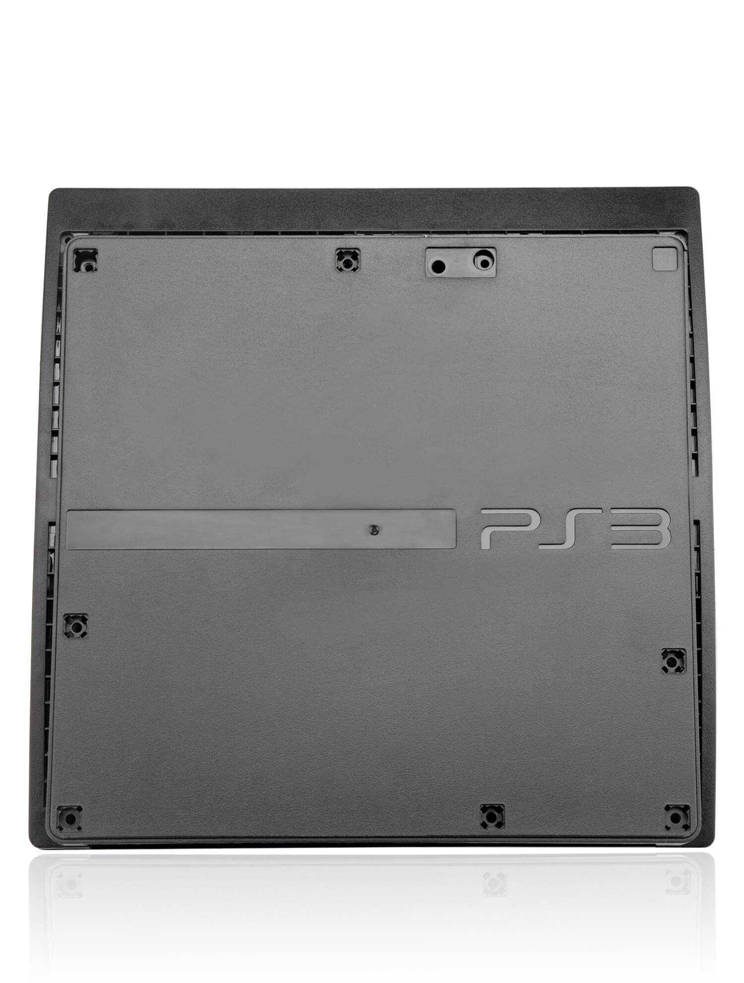 Alt View 2. MobileSentrix - Top & Bottom Housing Casing Replacement Compatible For PlayStation 3 Slim - Black - Black.