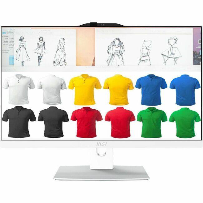 Front. MSI - MSI Modern AM242TP -1092US 24" touchscreen display All-in-One PC- Intel Core 7 150U - 32 GB - 1 TB SSD - WIN11 PRO - Black.