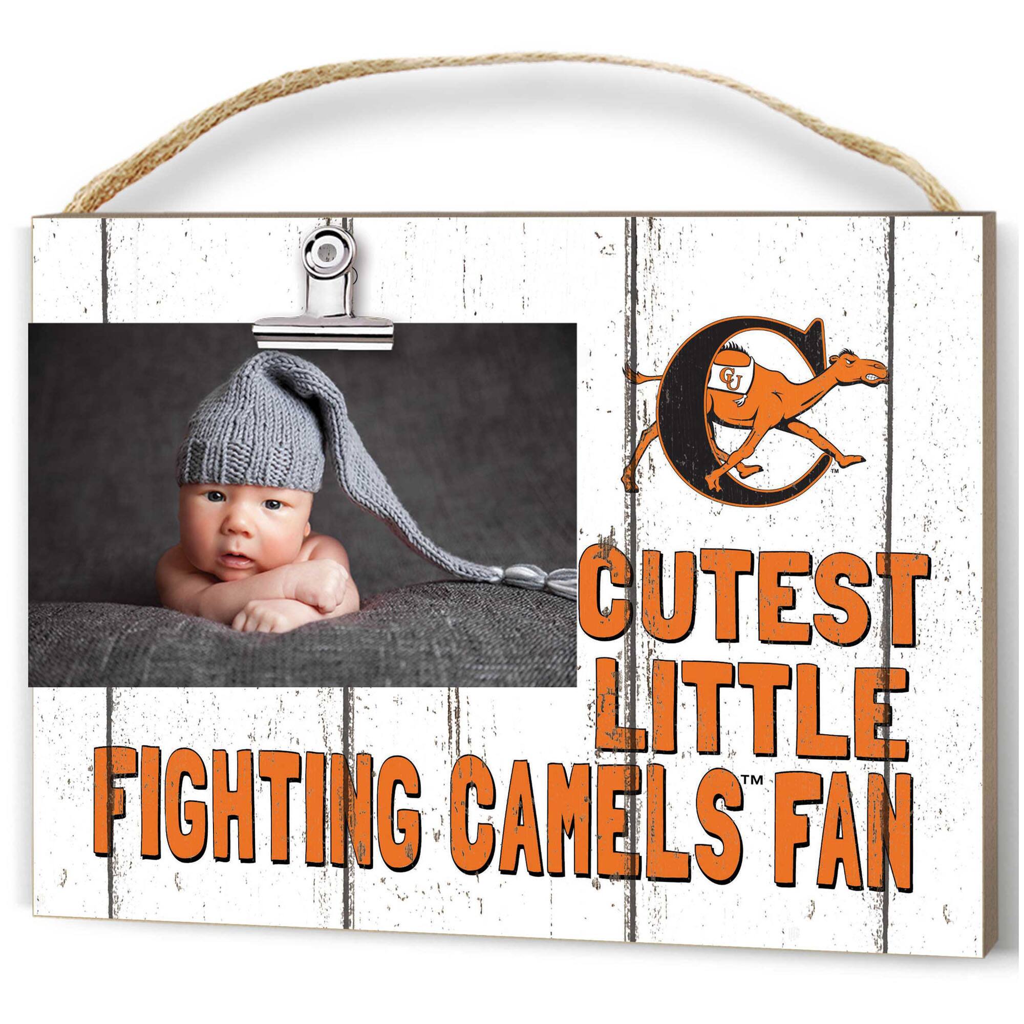 Campbell Fighting Camels 8'' x 10'' Cutest Little Weathered Logo Clip Photo Frame