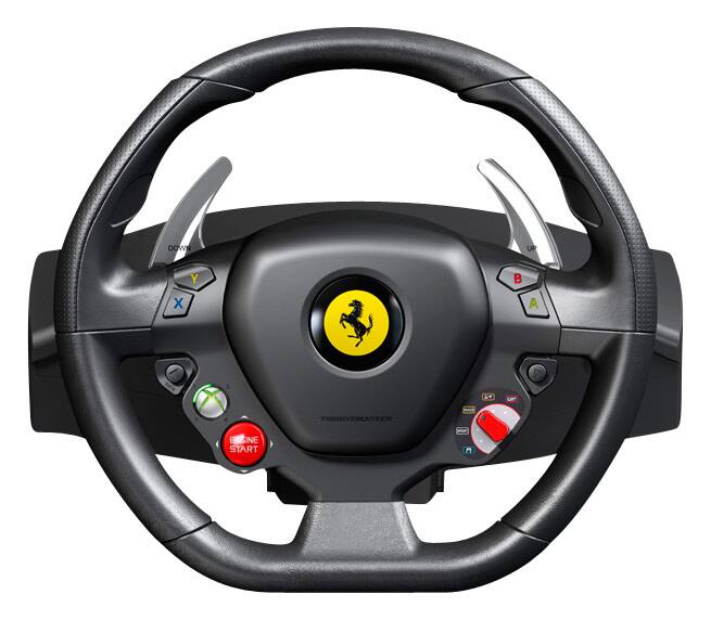 Alt View 11. Thrustmaster - Ferrari 458 Italia Wheel for Xbox 360 and Windows - Black.