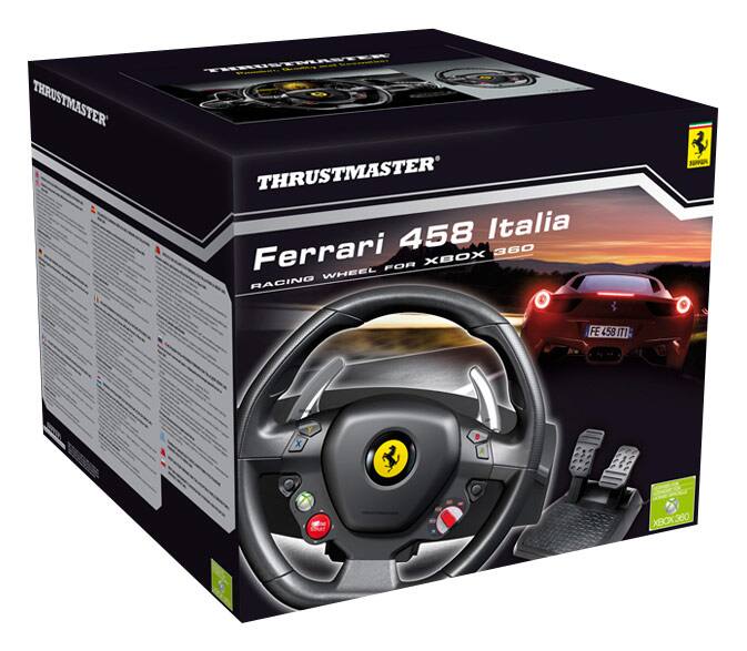 Alt View 13. Thrustmaster - Ferrari 458 Italia Wheel for Xbox 360 and Windows - Black.