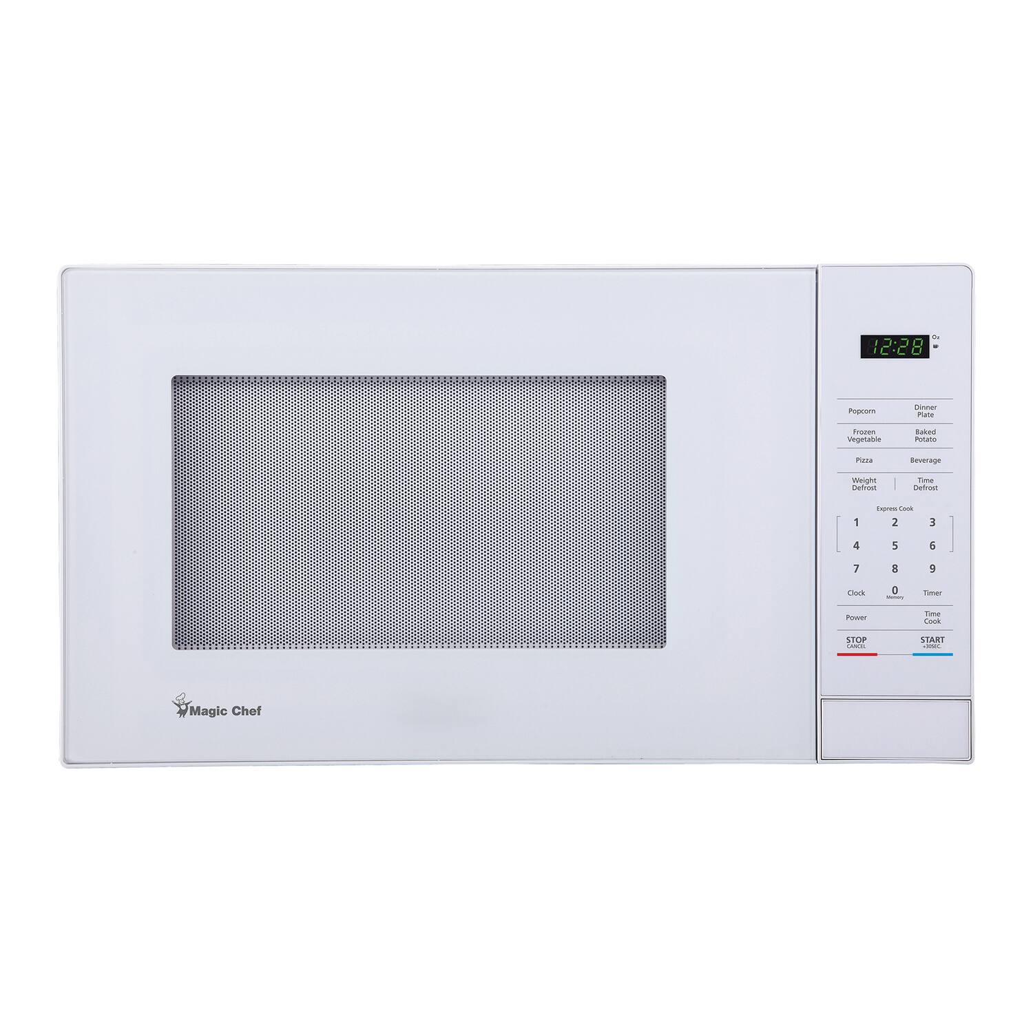 L 13-30 IC.CO  
Popcorn  
Frozen Vegetable  
Pizza  
Beverage  
Weight  
Defrost  
Defrost  
Express Cook  
1 - 2 3 4 5 6 7 8 9 0  
Clock  
Timer  
Power  
Stop  
Start  
Magic Chef