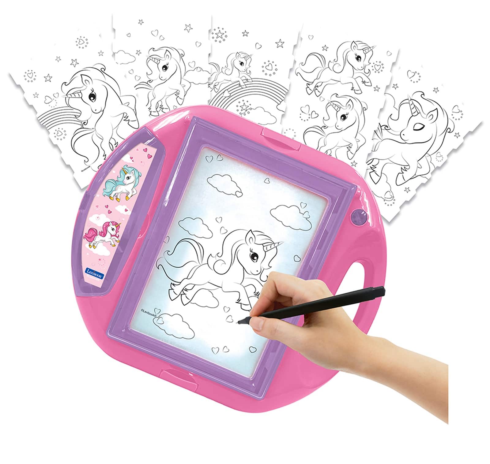 Lexibook - Unicorn Drawing Projector with Templates and Stamps