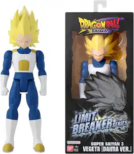 Bandai - Limit Breaker - Dragon Ball Daima - Super Saiyan 3 Vegeta 12" Action Figure - COLLECTIBLES - Multicolor