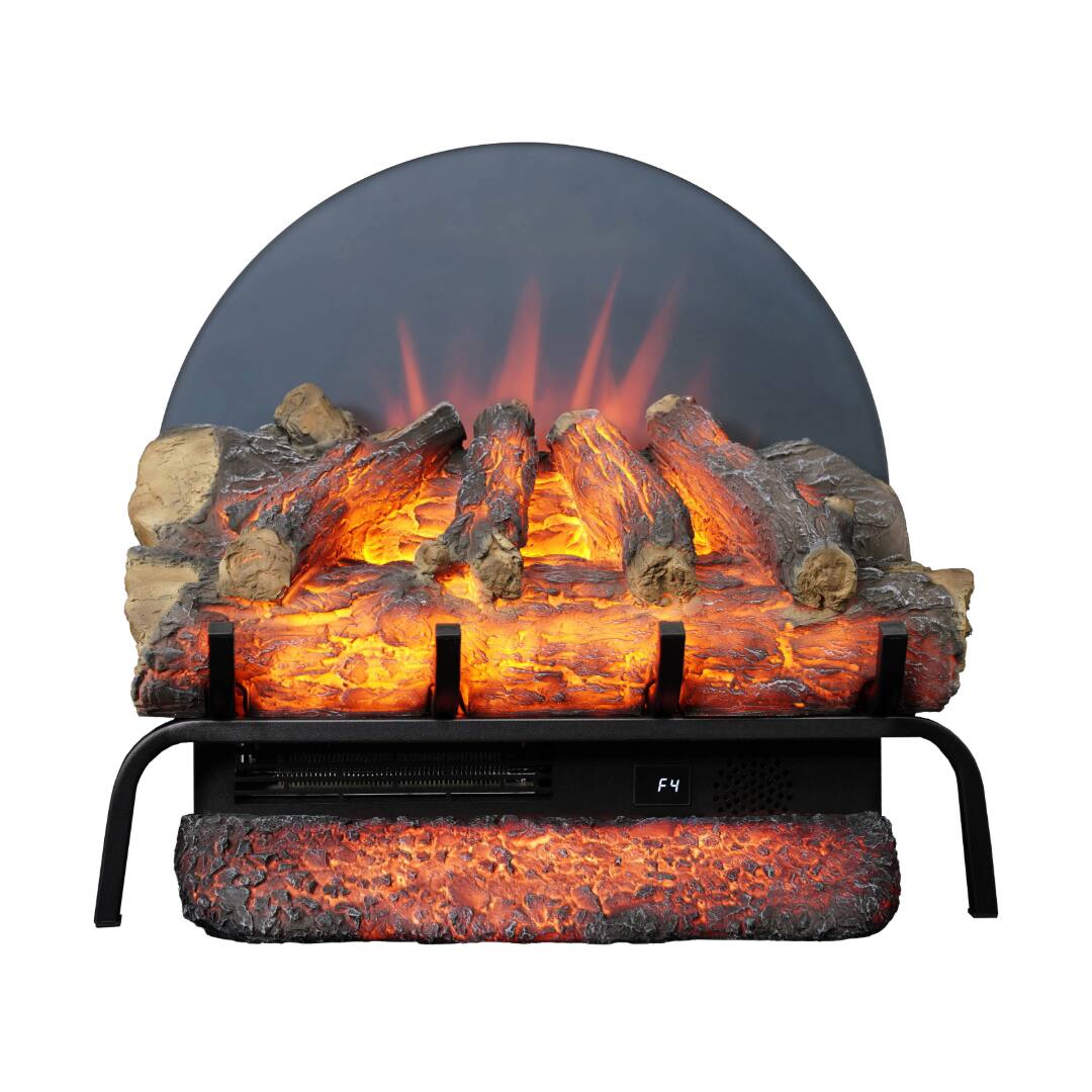 Left. Touchstone Home Products - 22 in. Freestanding BurnBrite Smart Electric Log Insert 1500W - Black.