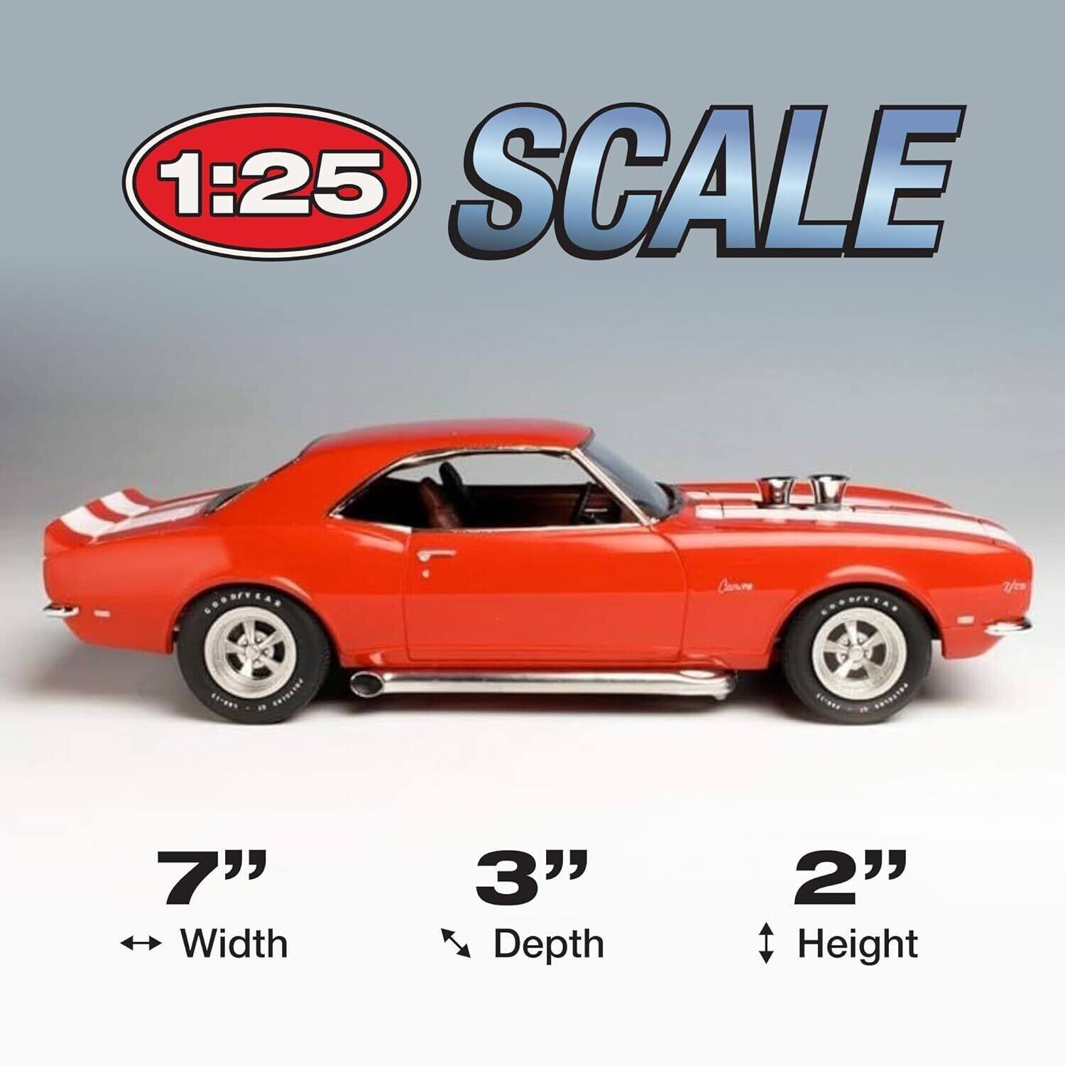 1:25 SCALE  
7" Width  
3" Depth  
2" Height
