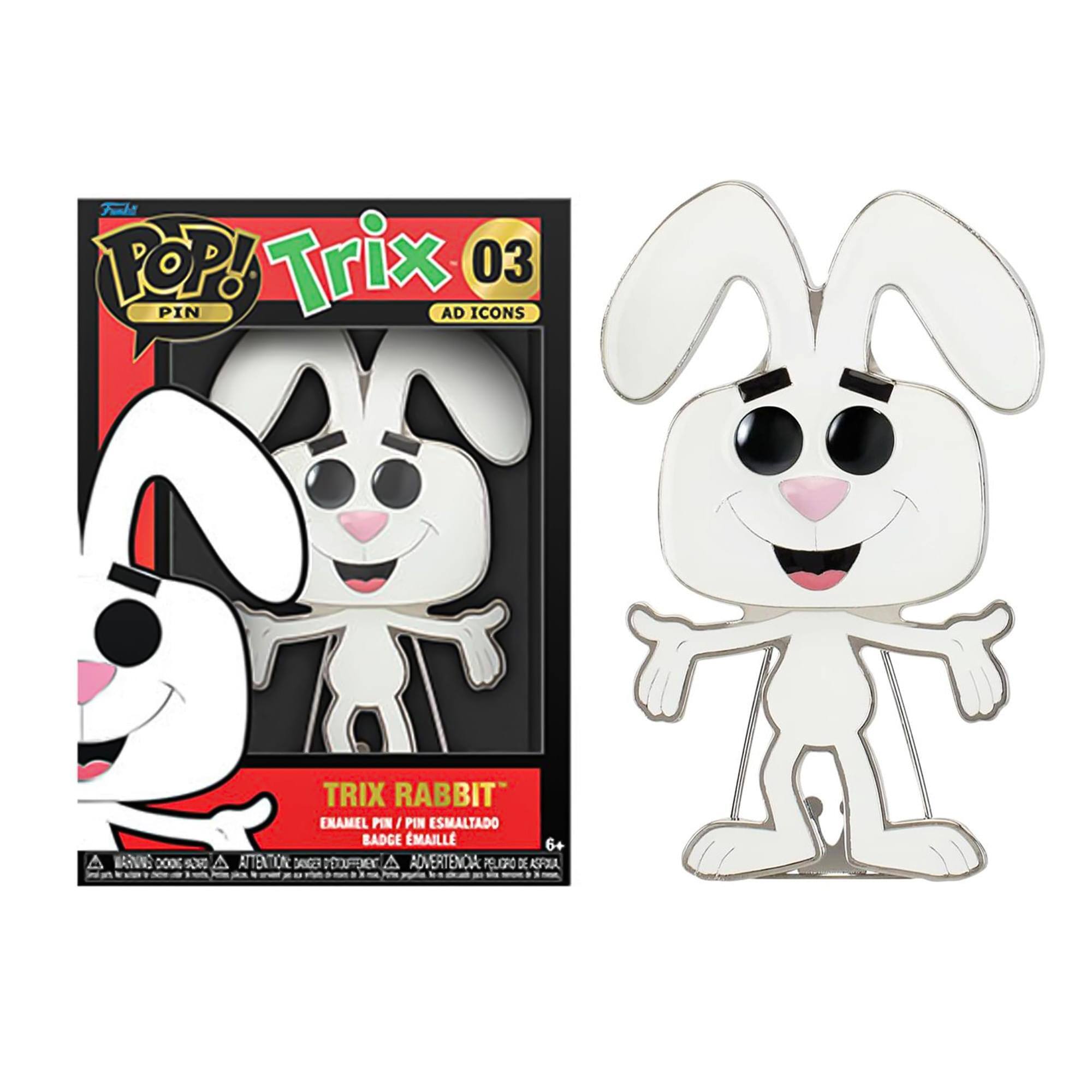 Trix Ad Icons 3-Inch Funko POP Pin | Rabbit - White price history on PriceWatchPro