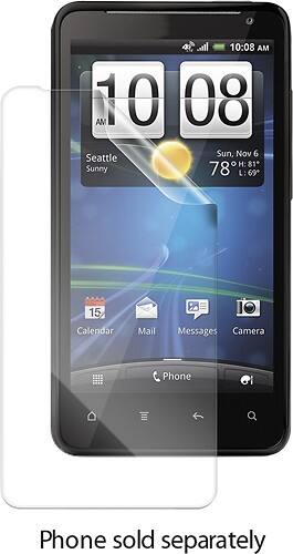Front Standard. ZAGG - InvisibleSHIELD for HTC Vivid Mobile Phones.