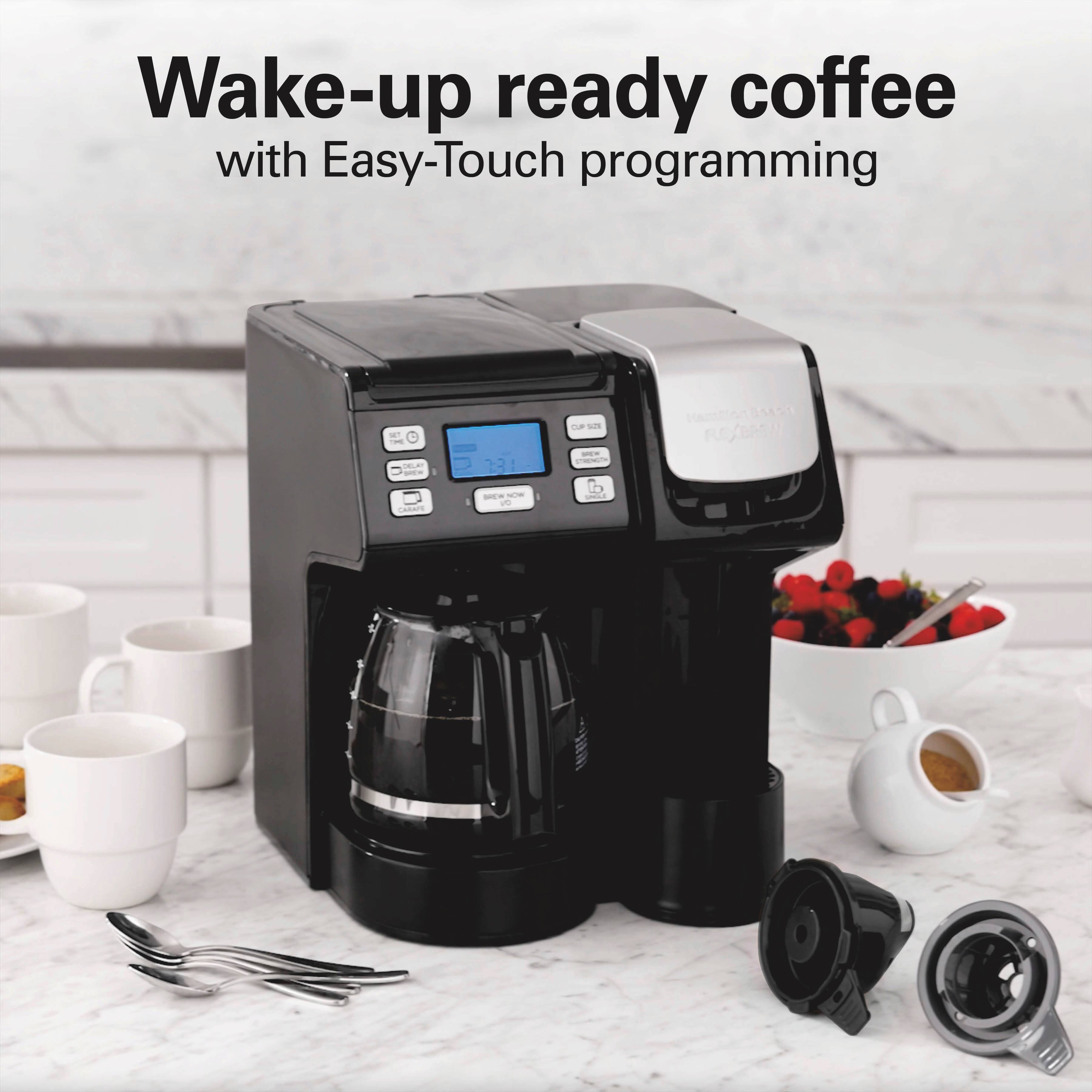Wake-up ready coffee with Easy-Touch programming