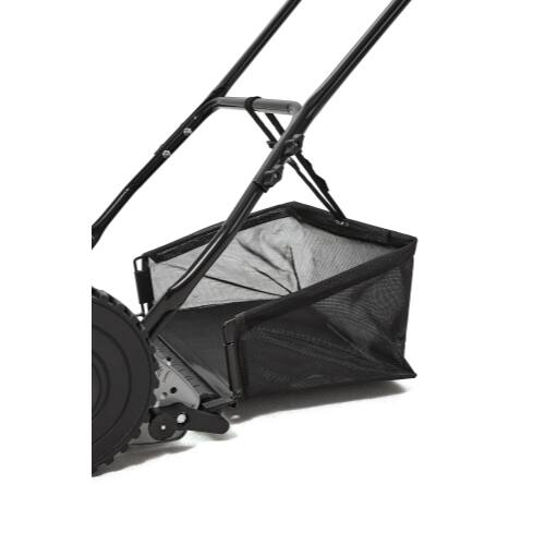 Alt View 9. Dapper Supply - 16-Inch Push Reel Lawn Mower with Grass Catcher, 5-Blade Manual Hand Mower, Adjustable Cutting Height - Black.