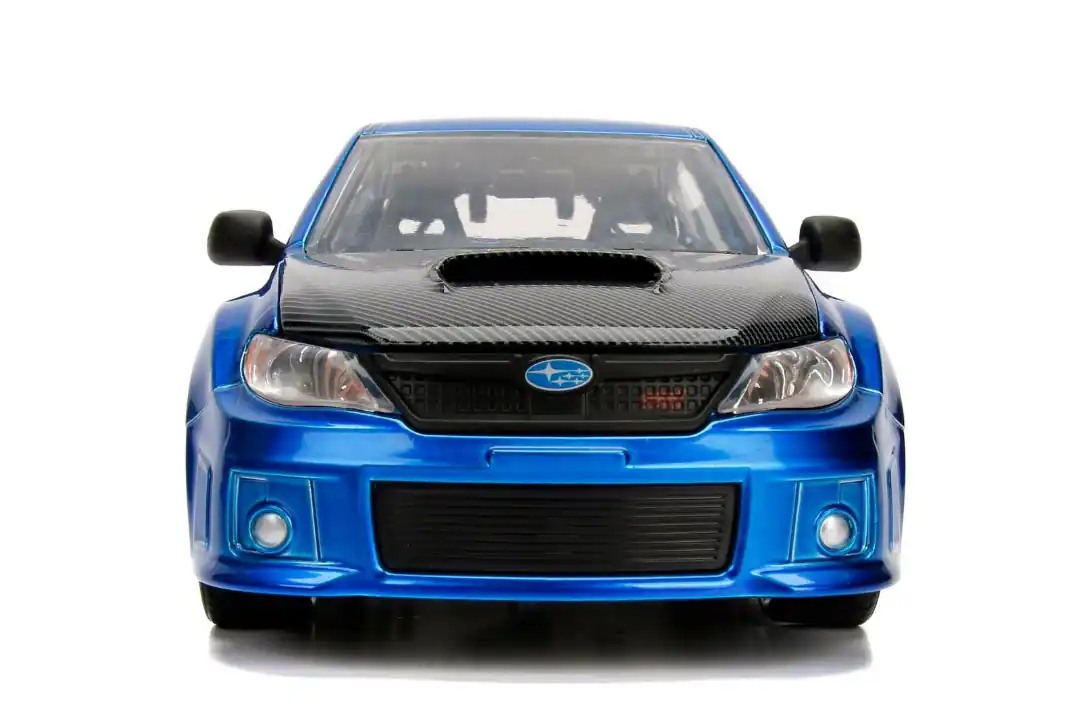 Alt View 3. Jada Toys - Fast & Furious 7 - 1:24 Brian's Subaru Impreza WRX STI Die-Cast Car   - COLLECTIBLES - Blue.